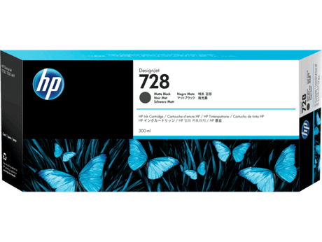 Cartucho de tinta – HP 728 – Negro Mate – 300 ml – Original HP DesignJet (F9J68A)