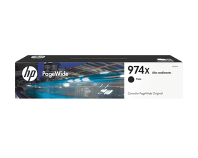 Cartucho de tinta – HP 974X – Negro – Alta capacidad – PageWide – Original HP (L0S08AL)  