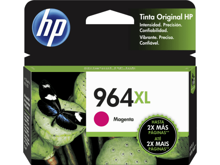 Cartucho de Tinta Magenta HP 964XL – Alto Rendimiento – 3JA55AL