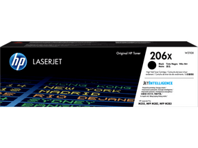 Cartucho de Tóner HP 206X – Negro, Alto Rendimiento, Original, W2110X