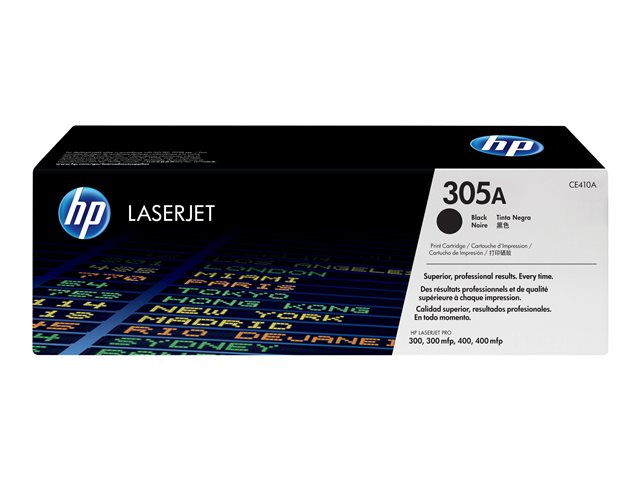 Cartucho de Toner Negro Original HP 305A LaserJet Pro Color