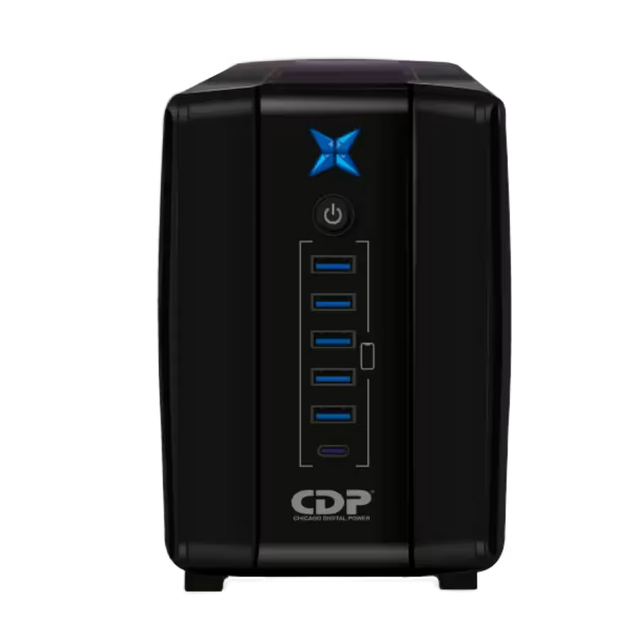 UPS Interactivo de Línea 500 VA CDP R-UPR508 con 8 Tomas – R-UPR508
