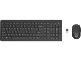 Combo inalámbrico – HP 330 – Teclado completo + Mouse óptico – 2.4 GHz – USB‑A – Negro (2V9E6AA)