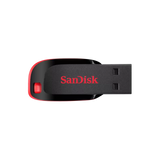SanDisk Cruzer Blade – Unidad Flash USB 128GB, Negro/Rojo, SDCZ50-128G-B35