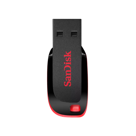 SanDisk Cruzer Blade – Unidad Flash USB 128GB, Negro/Rojo, SDCZ50-128G-B35