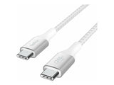 Cable USB-C a USB-C Belkin BoostCharge 2m 240W Blanco