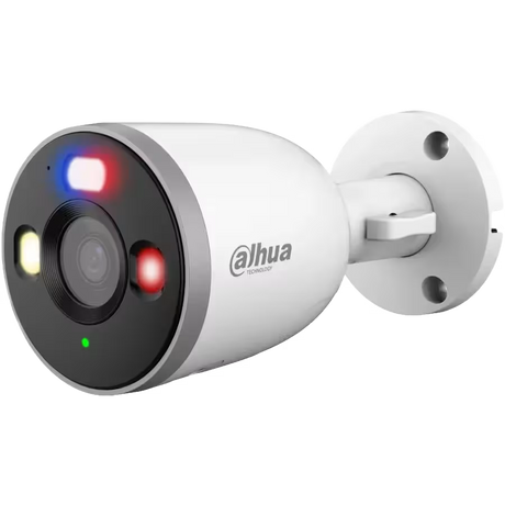 Cámara Bullet Dahua DH‑IPC‑F3DP‑PV‑0280B – 3MP – Wi‑Fi 6 – Disuasión Activa – IA Humano/Vehículo – Lente 2.8 mm – Iluminación Dual – IP67