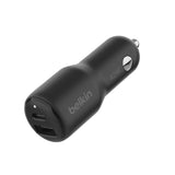 Belkin BoostCharge Car Charger 42W – USB-C PD + USB-A / CCB005btBK