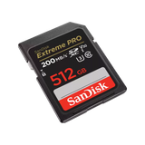 Tarjeta de Memoria SDXC 512GB SanDisk Extreme Pro UHS‑I – V30/U3/Class10 – SDSDXXD‑512G‑GN4IN