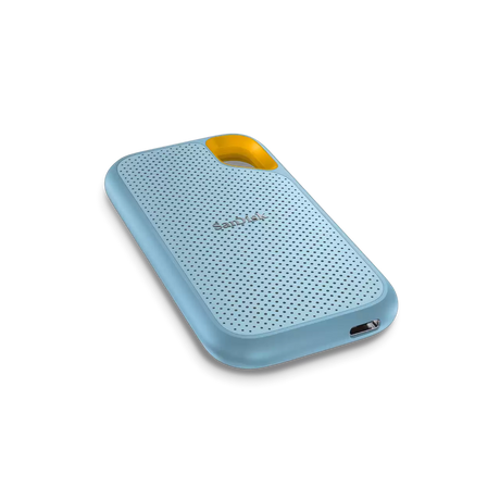 Disco Duro Externo SanDisk Extreme Portable V2 – SSD 1TB, USB 3.2 Gen 2, AES 256-bit, Celeste, SDSSDE61-1T00-G25B