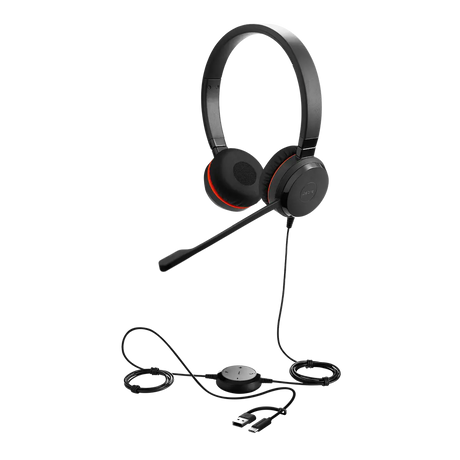 Audífonos Jabra Evolve 30 II, USB y Jack 3.5 mm
