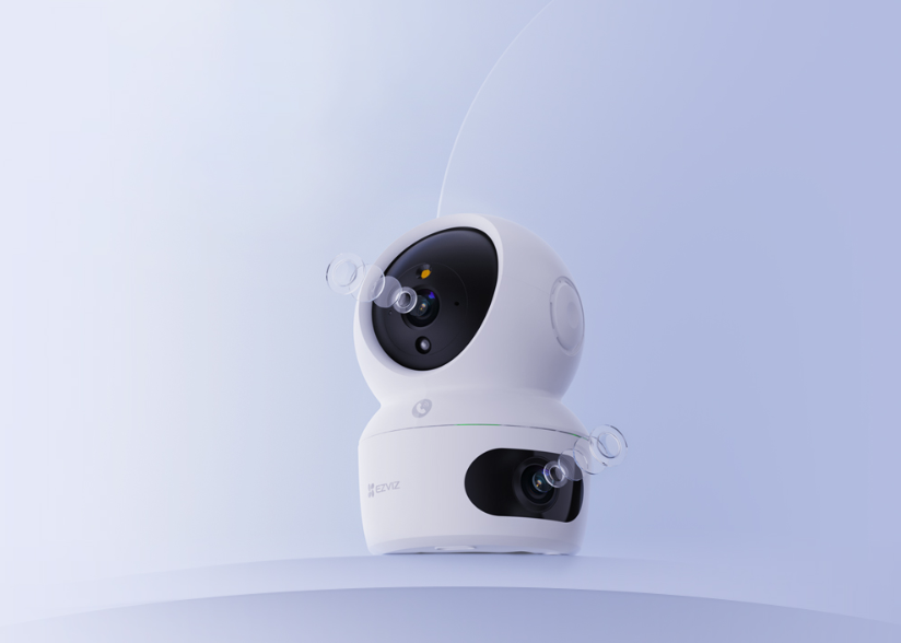Cámara Wi‑Fi de doble lente con rotación horizontal y vertical – EZVIZ H7c Dual 2K⁺ & 2K⁺