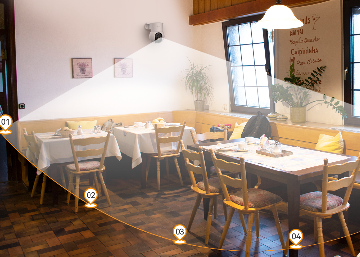 Cámara Wi‑Fi PT de 3MP con audio y visión fullcolor – IMOU Ranger Mini – IPC‑K2MN‑3H1W‑IMOU