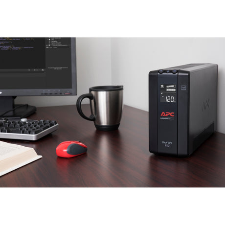 UPS APC Back-UPS Pro BX850M-LM60, 850VA, pantalla LCD, USB, modo verde