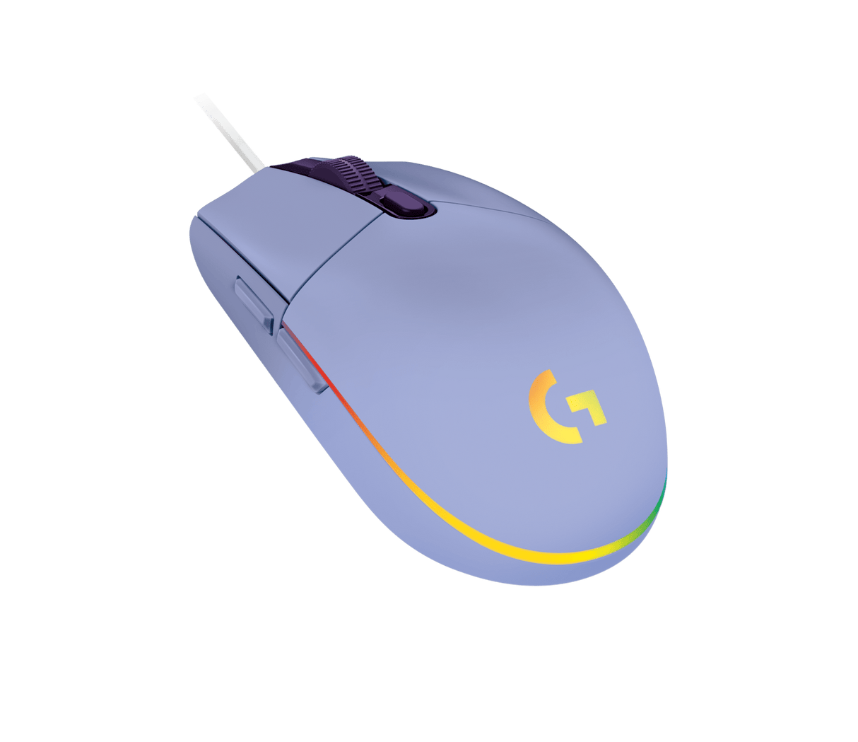 Gaming Mouse Logitech G203 LIGHTSYNC – 6 Botones Lila (910-005851)