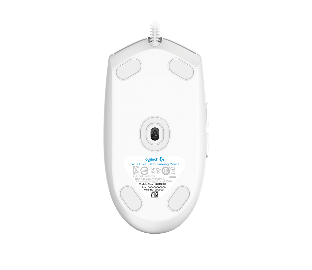 Mouse Óptico Gaming Logitech G203 LIGHTSYNC – 6 Botones (910-005791)