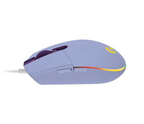 Gaming Mouse Logitech G203 LIGHTSYNC – 6 Botones Lila (910-005851)