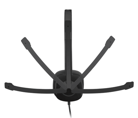 Auriculares Logitech Stereo H151 – On-Ear, Cableados, Micrófono Bidireccional