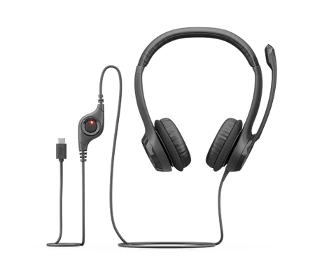 Auriculares Logitech H390 – Diadema – USB‑C – Micrófono con Cancelación de Ruido – Controles Integrados