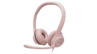 Auriculares USB Logitech H390 Rosados para Computadora - USB-A