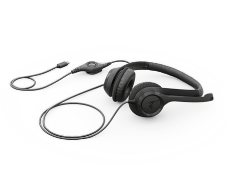 Auriculares Logitech H390 – Diadema – USB‑C – Micrófono con Cancelación de Ruido – Controles Integrados