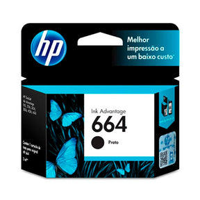 Cartucho de Tinta Negra – HP 664 – Original – F6V29AL