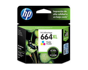 Cartucho de Tinta Tricolor – HP 664XL – Original – F6V30AL