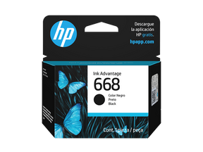Cartucho Original de tinta HP Advantage 668 negro