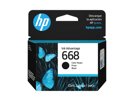Cartucho Original de tinta HP Advantage 668 negro