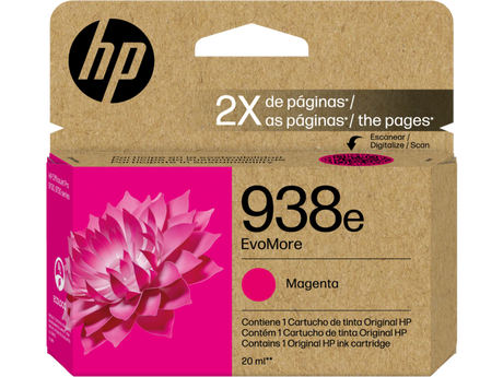 Cartucho de Tinta Magenta – HP EvoMore 938e – Original – 4S6Y0PL