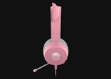 Headset gaming – Razer Kraken Kitty V3 X Quartz – Chroma RGB – Micrófono cardioide – Sonido envolvente – USB