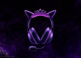 Headset gaming – Razer Kraken Kitty V2 Gengar Edition – Chroma RGB – Micrófono cardioide – Sonido envolvente – USB