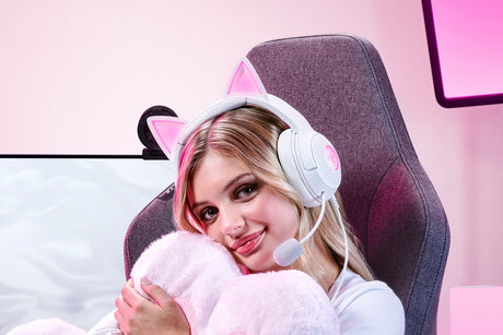 Audífonos para juegos Razer Kraken Kitty V2 Blancos