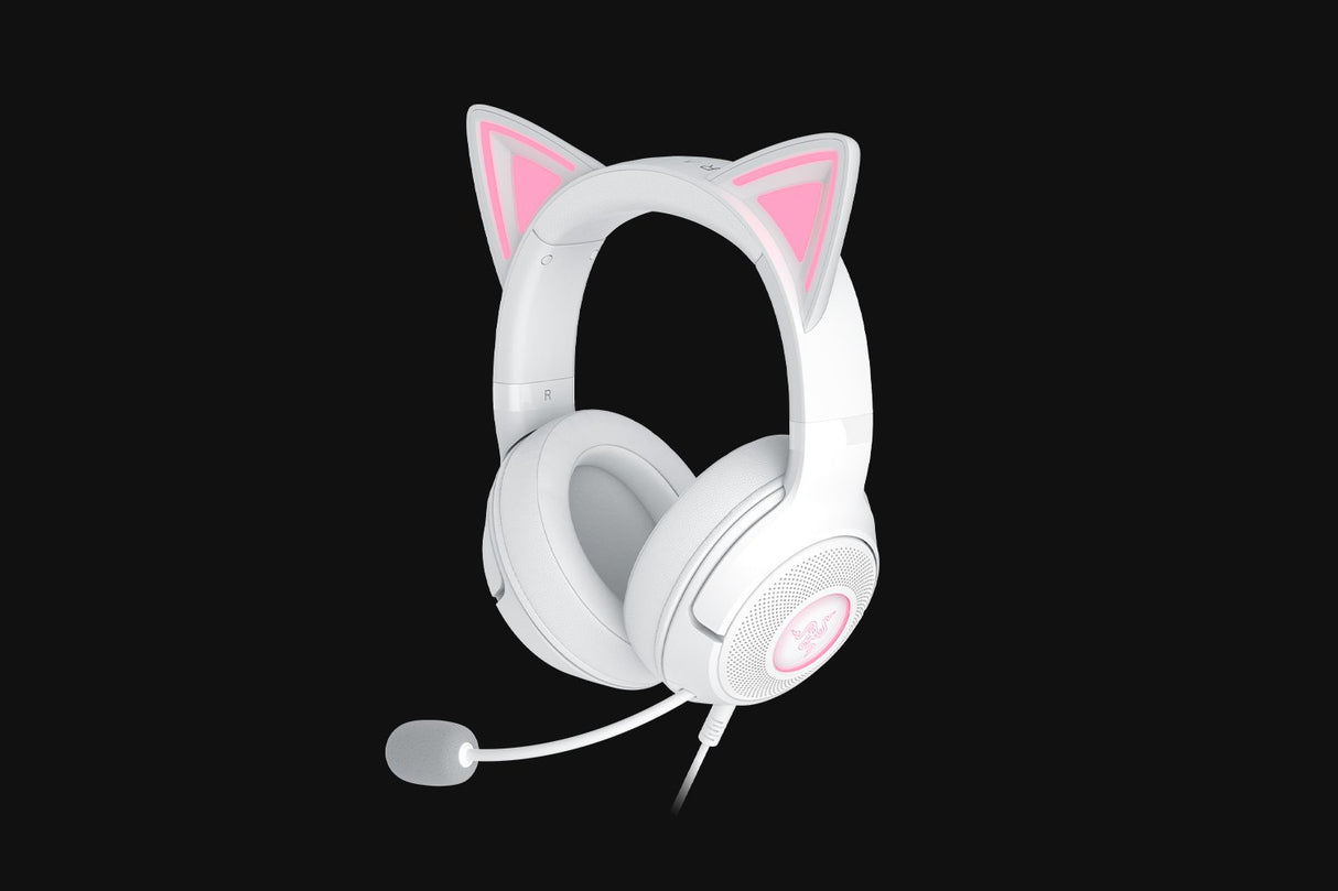 Audífonos para juegos Razer Kraken Kitty V2 Blancos