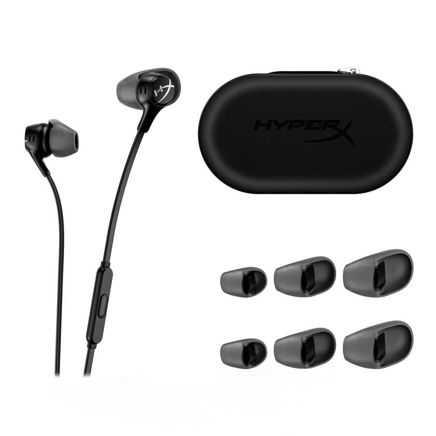 Auriculares In-Ear con Micrófono Cableados HyperX Cloud Earbuds II Negros