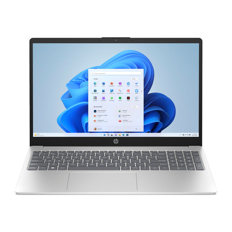 Laptop HP 15-fd0059la 15.6" Intel Core i5 16GB RAM SSD Windows 11 Home Plata Español