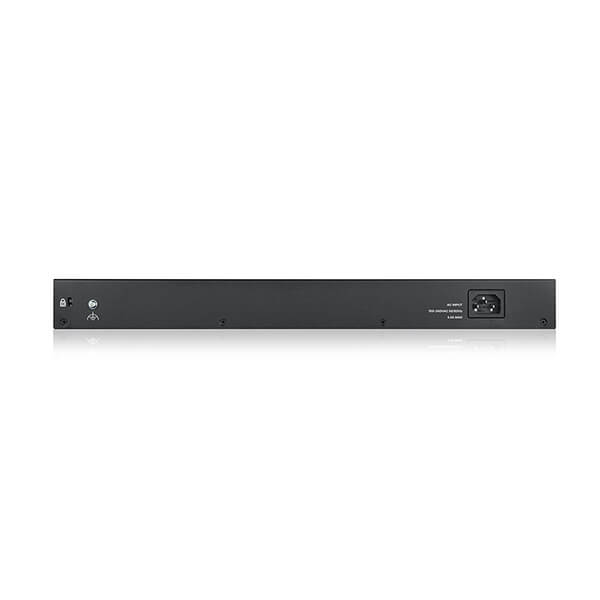 Switch Inteligente ZyXEL GS1900-24HPv2 – 24 Puertos Gigabit PoE+ + 2 SFP Uplink – 170W – Montaje en Rack o Sobremesa