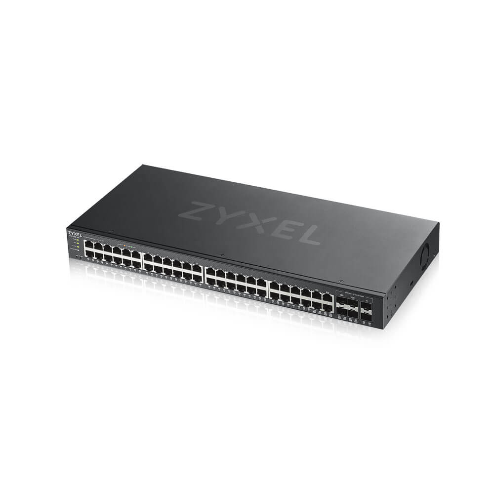 Switch Inteligente Gigabit 48 Puertos + 4 SFP Combinados + 2 SFP ZyXEL GS1920-48v2 – NebulaFLEX