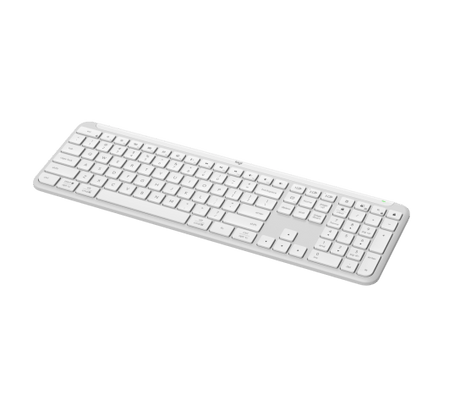 Teclado Inalámbrico Logitech Signature Slim K950 – Español Blanco Hueso (920-012593)