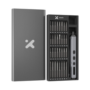 Kit de herramientas 68 en 1 Destornilladores de precisión – Estuche portátil – Negro Xtech XTA‑821 