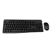 Kit inalámbrico Teclado multimedia en español + Mouse Xtech XTK‑311S – 2.4 GHz – USB – Negro