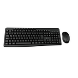 Kit inalámbrico Teclado multimedia en español + Mouse Xtech XTK‑311S – 2.4 GHz – USB – Negro