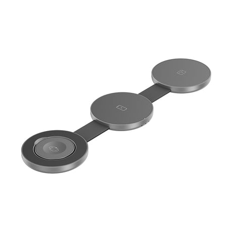 Base de carga inalámbrica 3 en 1 – Klip Xtreme PowerDesk Flex – KDC‑250 – 15W USB‑C