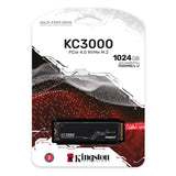 SSD interno – Kingston KC3000 – 1024GB – M.2 PCIe 4.0 NVMe – SKC3000S/1024G