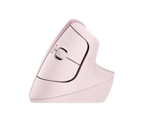Ratón Vertical Ergonómico Inalámbrico Logitech Lift – Rosado (910-006472)