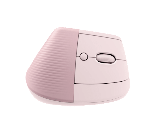 Ratón Vertical Ergonómico Inalámbrico Logitech Lift – Rosado (910-006472)