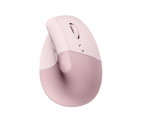 Ratón Vertical Ergonómico Inalámbrico Logitech Lift – Rosado (910-006472)