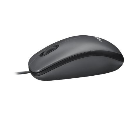 Ratón Óptico Cableado Ambidextro Logitech M100 Negro – 910-001601