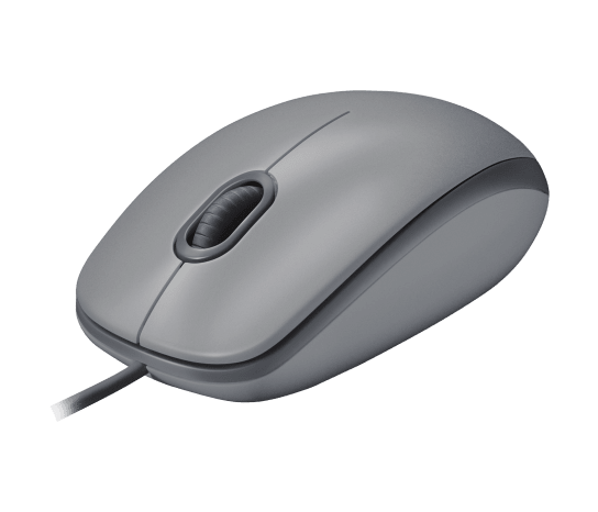 Mouse Alámbrico Silencioso Logitech M110 – Plateado (910-006757)