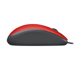 Mouse Alámbrico Silencioso Logitech M110 – Rojo (910-006755)